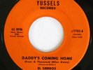 Doo Wop 45 EL SIERROS Daddy's Coming Home / Sunday Kind Of Love on Yussels