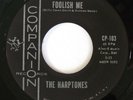 Doo Wop 45 HARPTONES Foolish Me / What Will I Tell My Heart on Companion repro