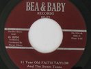 Doo Wop/R&B 45 FAITH TAYLOR I Love You Darling / I Need Him on Bea & Baby VG++