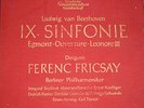 FRICSAY / BEETHOVEN symp. no 9 - overtures / DGG SLPM 138 002-3