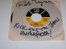 MC5 Kick Out The Jams 45 / Autographed Sleeve By Rob Tyner
