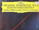Brahms - Symphonie No. 2 - Karajan - Berliner Philharmoniker - LP -DGG - Digital