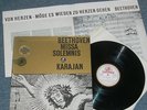 BEETHOVEN Missa Solemnis KARAJAN 1stPress 1960s w/g COLUMBIA 2LP MINT