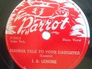 J.B. LENORE-PARROT BLUES 78-MAMMA TALK TO YOUR DAUGHTER