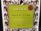 SAX 2262 - BRAHMS No.1/KLEMPERER - EARLIEST JACKET -  NEAR MINT TURQUOISE