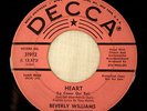BEVERLY WILLIAMS Heart/ He's Hurtin Me Northern Soul on Decca Gary Usher Hear