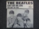 THE BEATLES CANT BUY ME LOVE 1964 ORIGINAL US 45 +PICTURE SLEEVE PS Capitol 5150