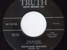 BLACK GOSPEL 45: HIGHTOWER BROTHERS. RARE++++ TRUTH 503. VG/VG-. 1958. SUGAR.