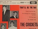 THE CRICKETS. THAT'LL BE THE DAY. CORAL FEP 2062 (ROUND CENTRE-EP).
