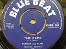Buster's All Stars - Take It Easy / Why Must I Cry UK Blue Beat 45
