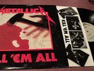METALLICA KILL 'EM ALL LP SIGNED BY ALL 4 MEMBERS CLIFF BURTON  MEGAFORCE NJ