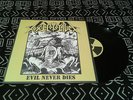 TOXIC HOLOCAUST - EVIL NEVER DIES VINYL LP MINT ORIGINAL FIRST PRESS WITH INSERT