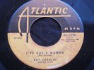 RAY CHARLES I’ve Got A Woman Yellow Black Atlantic Original Press R&B 45 HEAR
