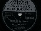 50s R&B Doo Wop LITTLE ANTHONY tears on my pillow 1958 UK 78 RPM Mint
