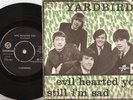 THE YARDBIRDS EVIL HEARTED YOU  DANISH 45+PS 1965 MOD FREAKBEAT PSYCH