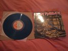 IRON MAIDEN COLOMBIAN BLUE VINYL PIECE OF MIND LP