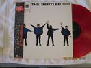 THE BEATLES-HELP japanese pressing, red vinyl mono with obi