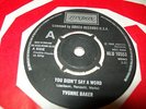NORTHERN SOUL YVONNE BAKER YOU DIDN'T SAY A WORD BOBBY PARIS NIGHT OWL UK LONDON