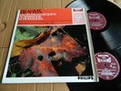 2 x LP -PHILIPS HI-FI STEREO -BRAHMS A GERMAN REQUIEM -WOLFGANG SAWALLISCH -Ex+