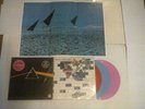 PINK FLOYD THE WALL TRIPLE COLOR SPLASH IMPORT SET + Dark Side PINK WAX & POSTER