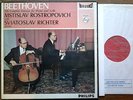 SAL 3453/4: BEETHOVEN: SONATAS FOR PIANO & CELLO: ROSTROPOVICH: RICHTER: VG+/NM