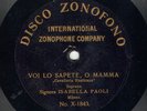 2P.  Isabella Paoli - Cavalleria Rusticana-Vio lo sapete - Disco Zonofono X1843