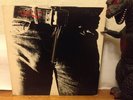 RARE Rock LP THE ROLLING STONES Sticky Fingers ANDY WARHOL Real ZIPPER COVER