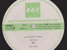 U2 BBC TRANSCRIPTION IN CONCERT 295 CUE SHEETS