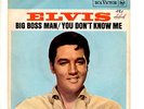 45 giri elvis presley  big boss man/...rca n 1534 m-/m- italy originale '68