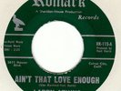 LARRY ATKINS Ain't That Love Enough ROMARK 45 L.A. northern soul rare issue HEAR