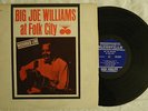 BLUES LP BIG JOE WILLIAMS at Folk City RECORDED LIVE ORIG Bluesville BV 1067