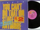 Frank Zappa, You can't do that on stage anymore, Helsinki Concert, Vol. 2, 3 LPs
