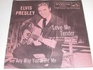 elvis presley love me tender pink p/s 45 rca 47-6643 nice orig. press