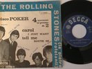 ROLLING STONES - DISCO POKER - EP 45 ITALY 1965  BLUE