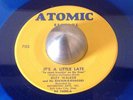 Riley Walker Its a Little late Atomic Label BLUE VINYL 45 RPM ORIG NM ROCKABILLY