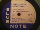 PETE JOHNSON BLUE NOTE 10 BARRELHOUSE BREAKDOWN VG+ 12 INCH 78 