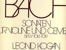 Leonid Kogan, Karl Richter in Bach, Sonaten für Violine und Cembalo, Nr.1-6