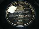 78T WILHELM BACKHAUS / PIANOFORTE / WEBER / CHOPIN / GRAMOPHONE