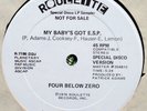 FOUR BELOW ZERO-my baby's got e.s.p esp-ORIG 1976 ROULETTE- W/L PROMO