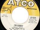 FRED LOWERY - BIG BO AND THE ARROWS - I'M SORRY - NORTHERN SOUL - R&B - ORIGINAL