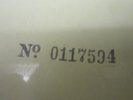 THE BEATLES,WHITE ALBUM,TOP OPENING UK 1ST PRESS No 0117594,POSTER,BLACK INNERS