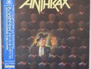 Anthrax - Among the Living LP Obi Japan 1987 w/ lyric sheet + Mini Poster
