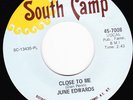 NORTHERN SOUL 45 RPM - JUNE EDWARDS on SOUTH CAMP RECORDS