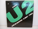 U2-GOODNIGHT. LIVE IN BOSTON, USA 1983- LP VINYL-EX/EX