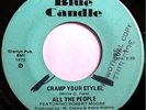 * ALL THE PEOPLE Cramp Your Style RARE MIAMI FUNK BREAKS Blue Candle 45 HEAR 