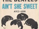 BEATLES--RARE PICTURE SLEEVE on ATCO---(AIN'T SHE SWEET) + 45--PS--PIC--SLV