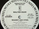 WALTER EGAN Magnet And Steel MODERN SOUL PROMO COLUMBIA 12