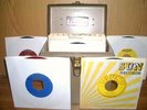 Vintage 1950's 45 RPM steel carrying case w/45's * Crows on Rama (red wax) etc.