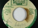 Reggae 45 SILFORD WALKER Burn Babylon on Belmont