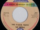 The FREDRIC “Five O’Clock Traffic” psych garage 45 on EVOLUTION nm- HEAR
